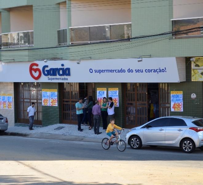 Fachada do Garcia na avenida Carlos Edmundo Landaeta, no bairro Cidade Nova
