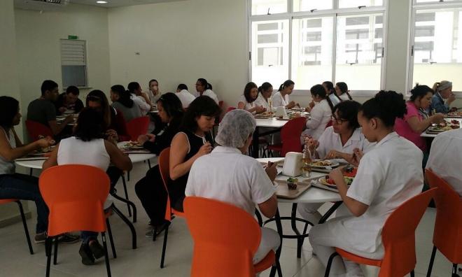 Novo refeitório do Hospital Municipal de Ipatinga