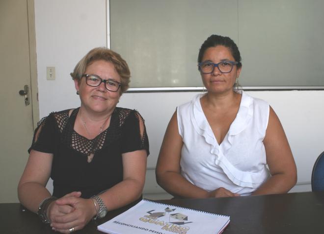 Renata Melo é vice-diretora e Edna Albino a diretora da Sobre Quatro Patas”