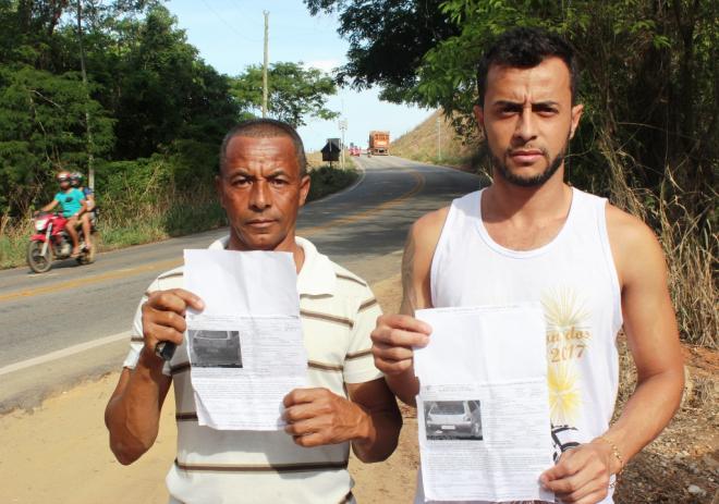 José Raimundo e Deyferson Batista de Souza foram atuados mesmo trafegando dentro do limite de velocidade indicado