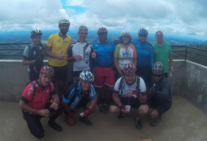 Ciclistas saíram cedo de várias cidades do Vale do Aço para acompanhar a inauguração em um local que já é rota dos praticantes do cicloturismo e mountain bike