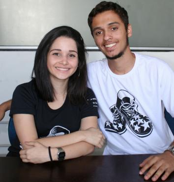 Lilian Rhodes e Pedro Henrique Santos explicaram sobre o projeto Expresso Graça 