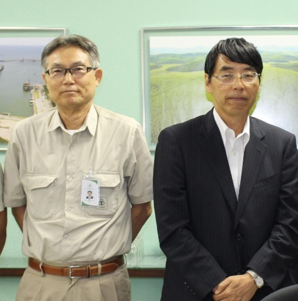 Diretor-Presidente Naohiro Doi e Embaixador do Japão no Brasil, Yamada Akira