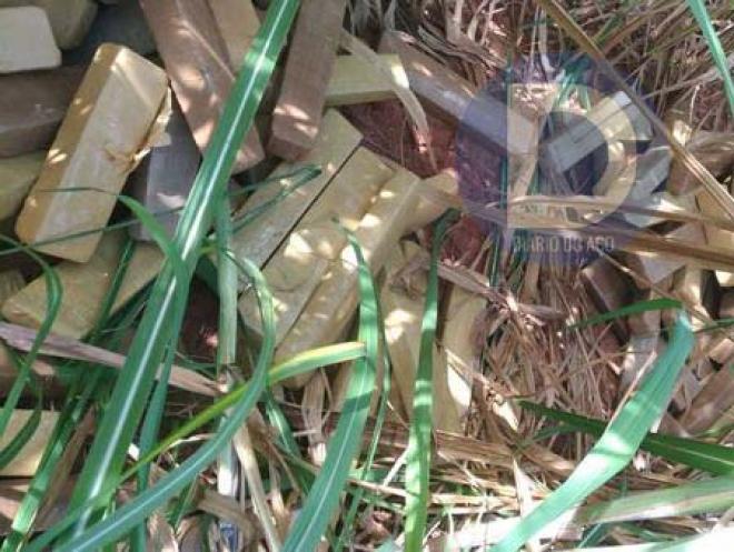 Nas proximidades do local do acidente foram encontradas barras de maconha, tiradas da picape 