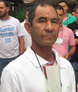 Luiz Carlos Mendes Araújo é interno da Fazenda Água Viva há nove  meses