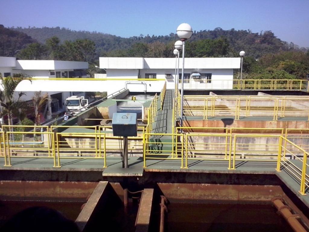 Sistema central de produção de água da Copasa, em Coronel Fabriciano 