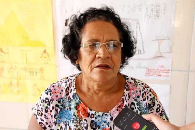 Maria de Fátima Domingues, 62 anos, dona de casa