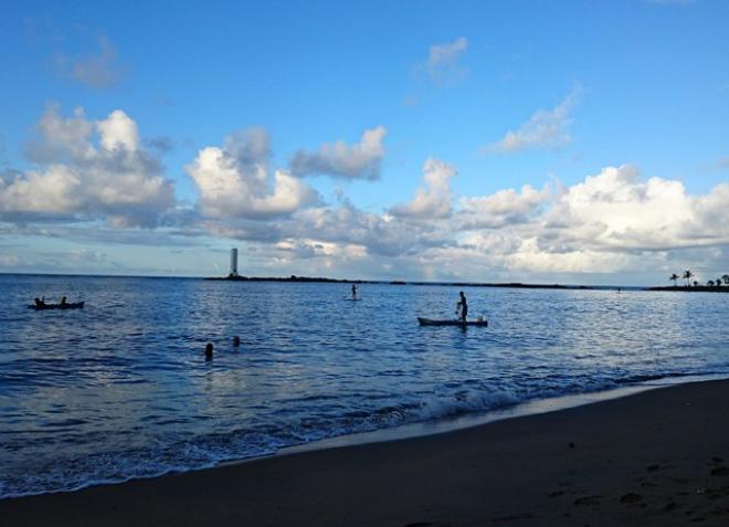 Praia da Concha é um paraíso para os praticantes de Stand Up Paddle