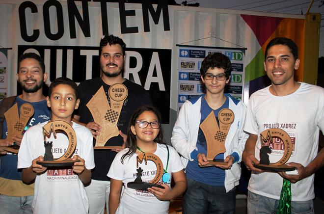 Registro dos ganhadores do Chess Cup Ipaba