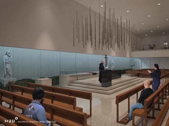 Depois de pronta, o templo terá capacidade de abrigar 1,2 mil pessoas
