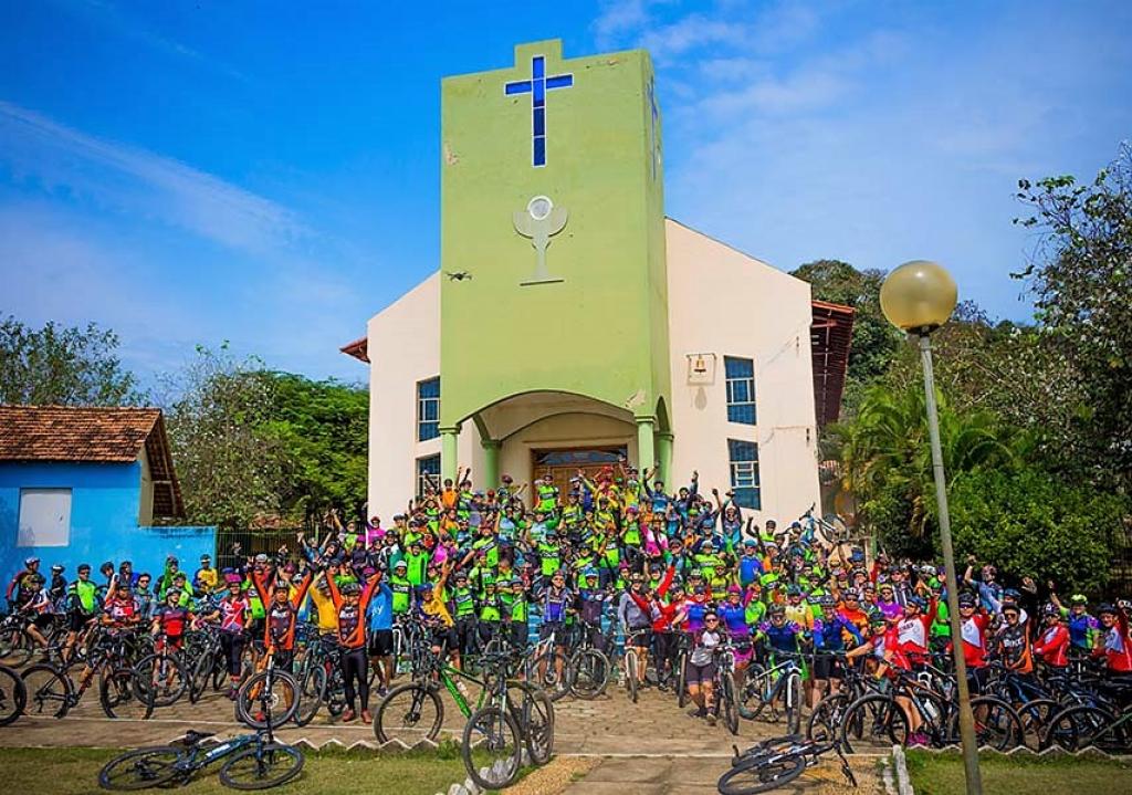 Ciclistas de toda a região encontraram-se em evento no município de Naque 
