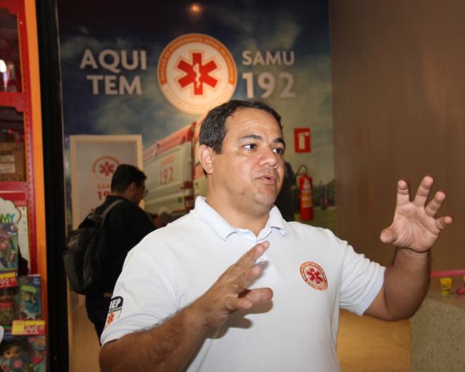 Dierry explica como serão realizados os atendimentos com a nova base