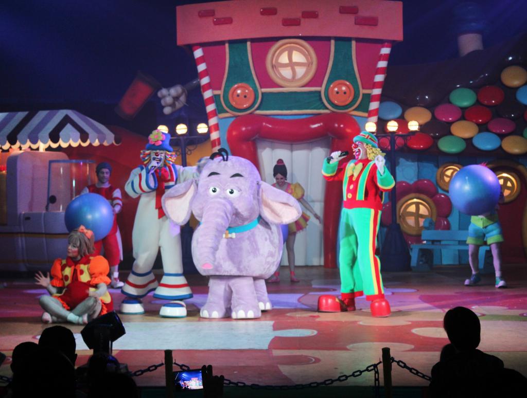 Circo show trará personagens até então vistos só pela TV: Nutrícia, Quasi, Floffy, Alegra, Amarga e Azedo