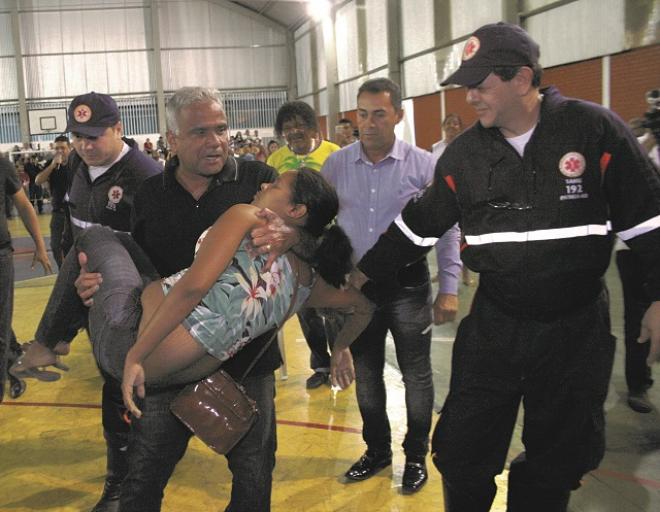 Vanessa Trindade Martins da Silva desmaiou ao ser contemplada