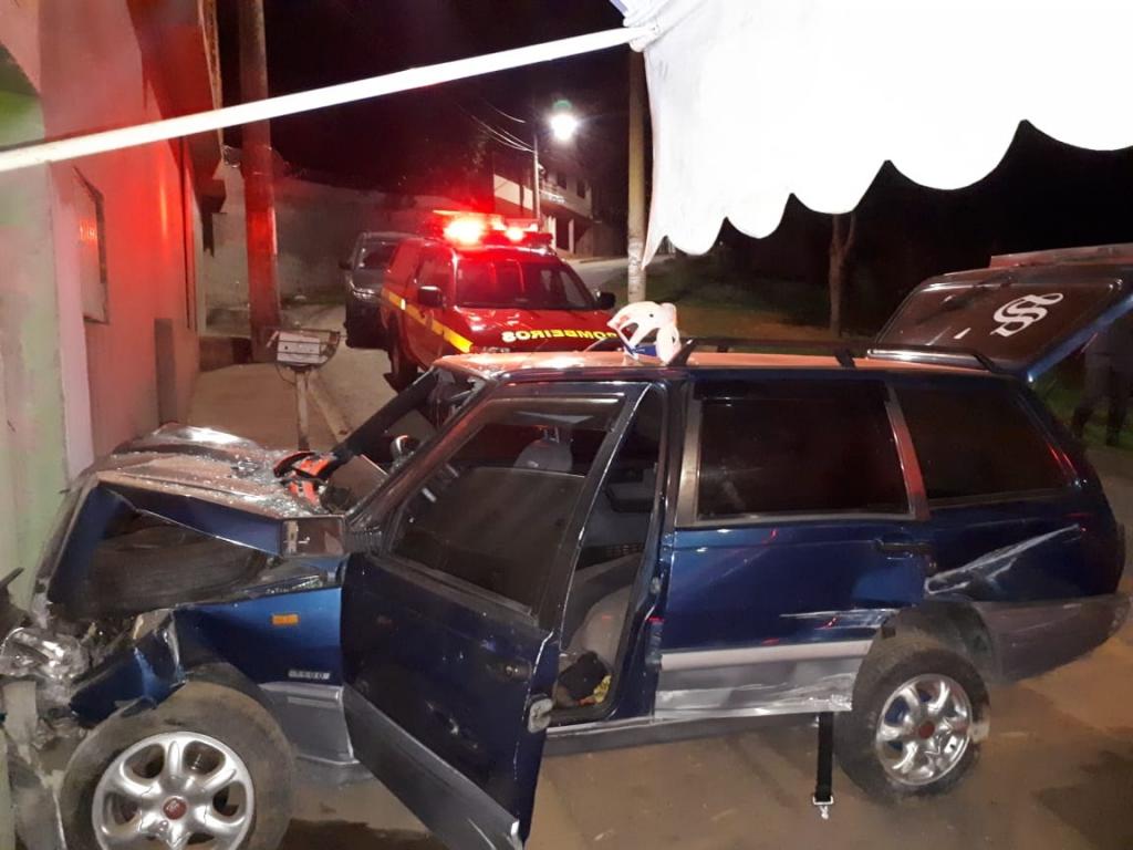 Acidente ontem a noite, no bairro Tiradentes, Ipatinga