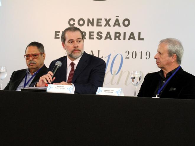 Evento realizado durante dois dias em Nova Lima contou com a presença do presidente do STF, de empresários e lideranças de todo o país