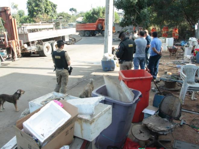 Local estava funcionando como lixão a céu aberto em Ipatinga