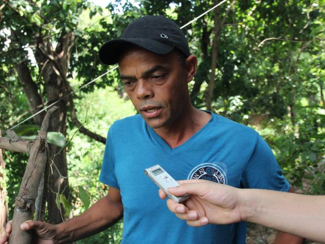 Saldemes Lino explicou ao Diário do Aço o problema enfrentado pelos moradores 