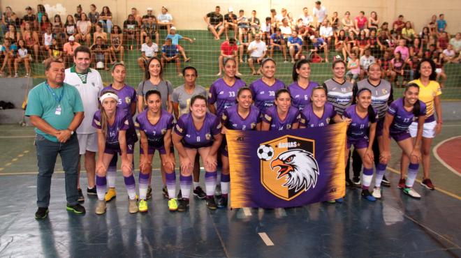 No feminino, a equipe Águias foi a campeã da competição 