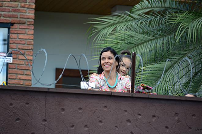 Mãe e filha se encantaram com a iniciativa cultural