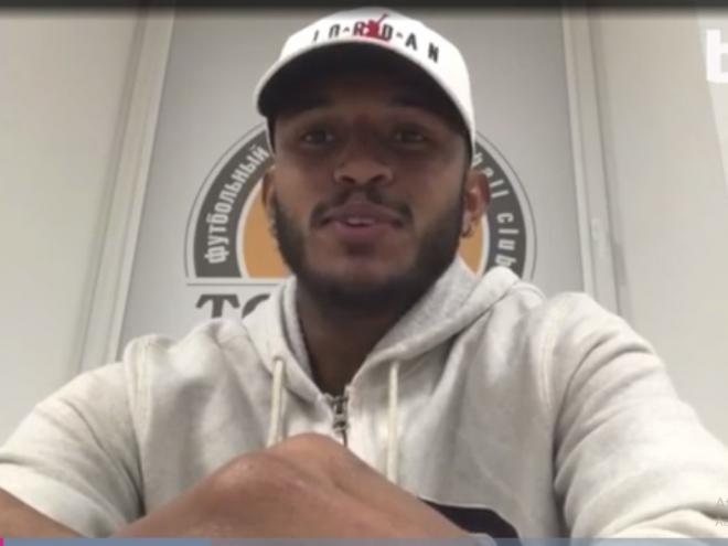 Lipe Veloso, brasileiro que atua no Torpedo Zhodino, time da Bielorrússia - um dos poucos lugares do mundo que não interromperam o seu calendário esportivo durante a crise de covid-19