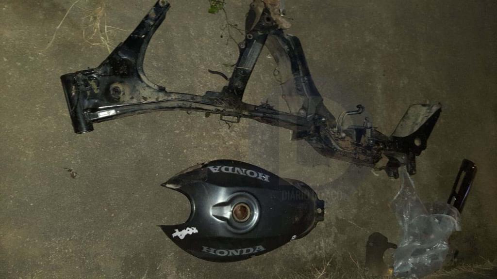 Peças podem ser de uma motocicleta furtada no dia 19 de maio, no bairro Canaã