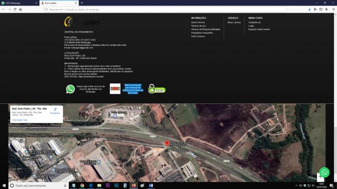 Localização da empresa em São Paulo e marcas de instituições como TJSP geram confiança nas vítimas 