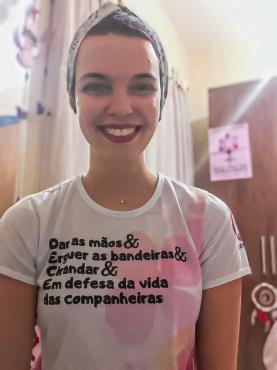 Sarah Suzan é fisioterapeuta e militante do coletivo ''Mulheres que Lutam''