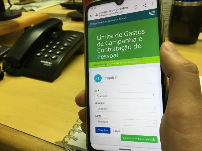Dentro do Portal do Tribunal Superior Eleitoral é possível conferir a Divulgação de Candidaturas e Contas Eleitorais