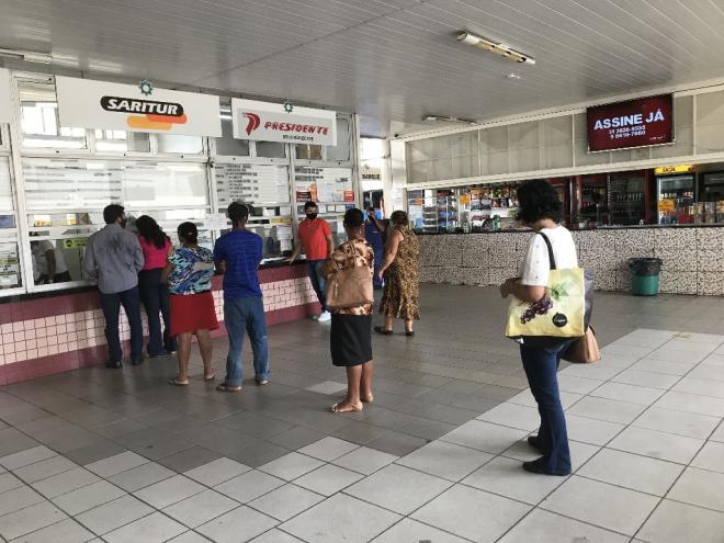 Atualmente o terminal oferece 60% dos horários circulando e a expectativa é de ampliação 