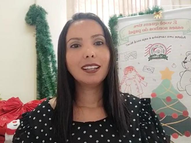 Lilia de Oliveira Avelar explicou que, devido à pandemia, a campanha Papai Noel dos Correios será 100% digital 