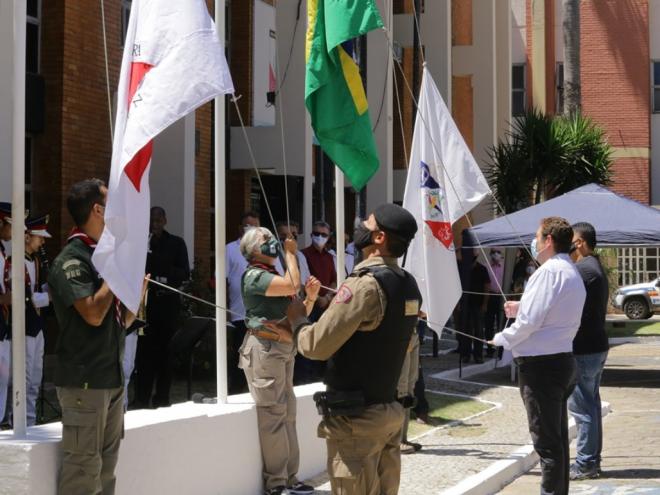 Evento foi restrito a poucas pessoas em virtude da pandemia