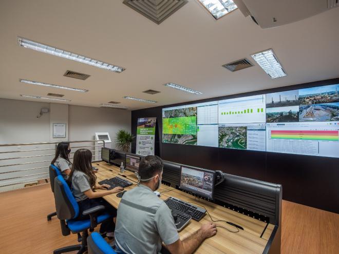 Central de Monitoramento Ambiental acompanha em tempo real toda a operação da Usina