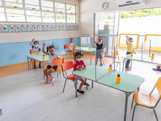 Todas as unidades escolares foram preparadas para receber os estudantes 