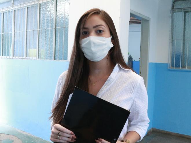 Giselle Oliveira Gonçalves é psicóloga e referência técnica em saúde mental do município