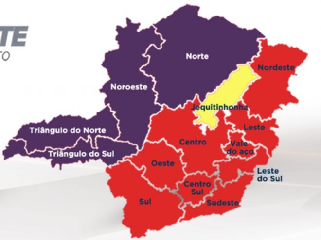 Microrregiões de Guanhães, Itabira, Manhuaçu e João Monlevade deverão seguir restrições impostas à onda roxa