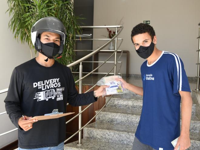 O projeto ''Delivery de Livros'' foi lançando em 2020, atraindo novos leitores