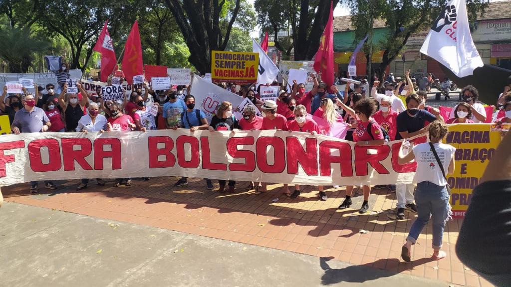 Partidos de oposição, frentes populares, centrais sindicais e movimentos do Vale do Aço vão às ruas por vacinas, auxílio emergencial de R$ 600 e Fora Bolsonaro
