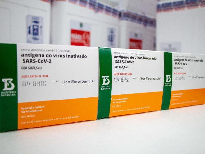 Ao todo, o Estado enviou para as Unidades Regionais de Saúde 508.170 doses das vacinas contra a covid-19