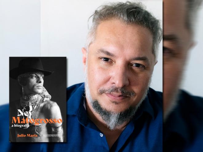 Julio Maria lança ''Ney Matogrosso - A biografia'', nesta quinta-feira ao vivo