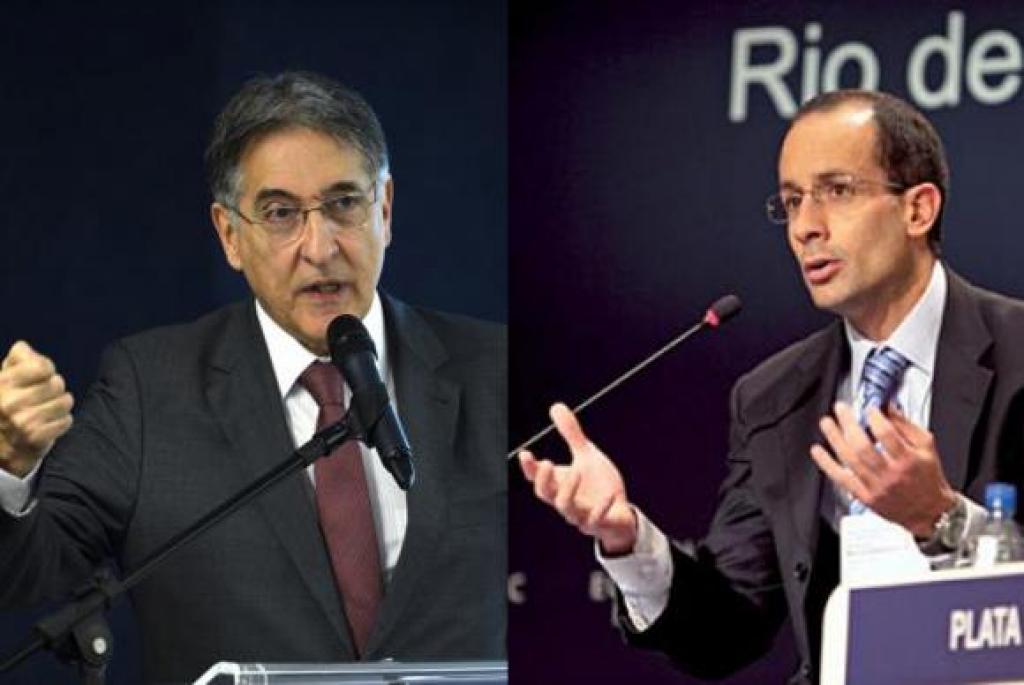 Fernando Pimentel (E) e Marcelo 