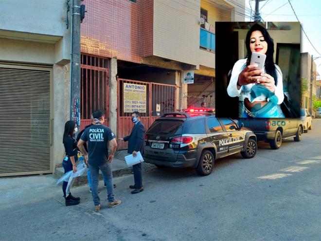 A reconstituição do assassinato de jovem, na rua Rute, bairro Canaã, foi feita na tarde desta segunda-feira 