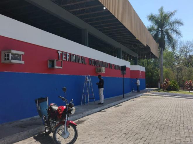 O espaço público foi preparado para ser ocupado durante toda a programação do ''Itinerário Cultural''