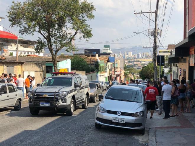 Crime foi registrado nessa rua, no bairro Padre Eustáquio, em Belo Horizonte 
