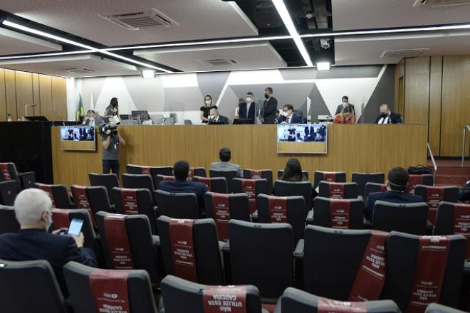 Auditório José Alencar Gomes da Silva, na ALMG tem abrigado as reuniões da CPI da Cemig