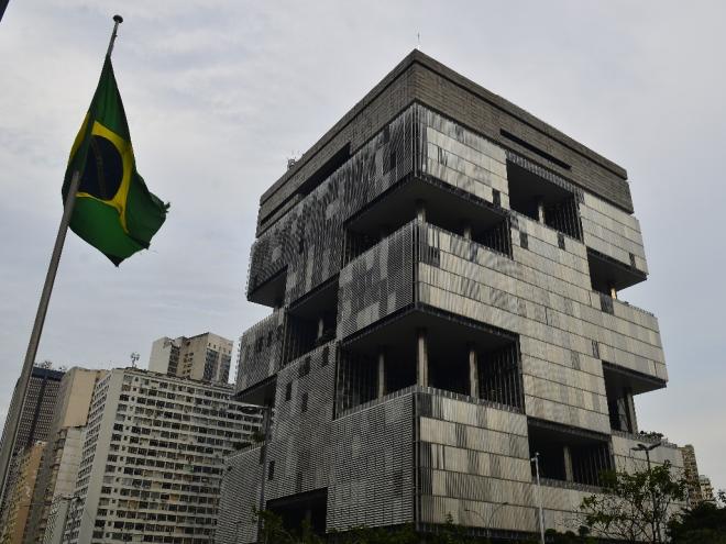 Edifício-sede da Petrobras na Avenida Chile, no centro do Rio de Janeiro, onde os números foram divulgados. Foto: Fernando Frazão/Agência Brasil