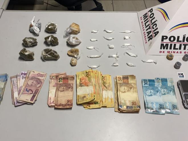 Apreensão na rua Amazonita, bairro Jardim Panorama, Ipatinga 