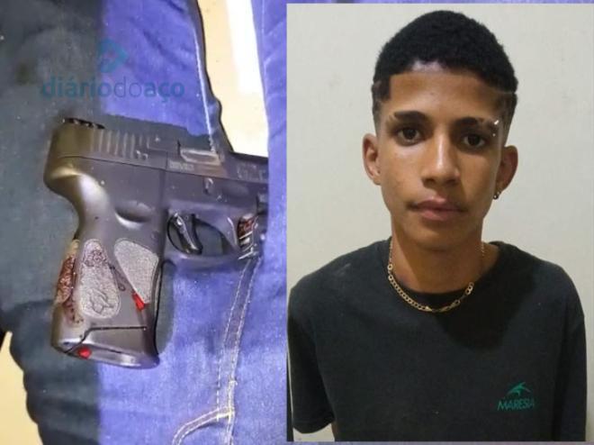 João Carlos Luís da Costa, de 15 anos, já tinha passagens pela polícia e morreu ao apontar arma para policial durante assalto na madrugada desta terça-feira, no bairro Novo Cruzeiro