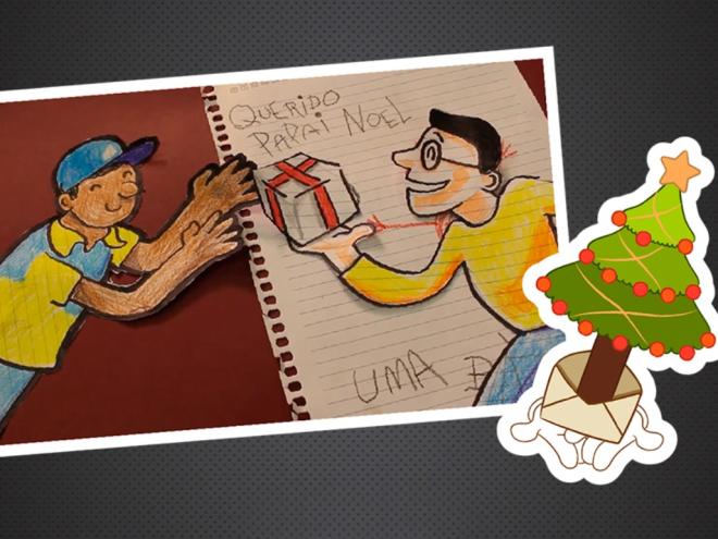 Campanha é híbrida e cartas podem ser escolhidas nas agências e pelo blog dos Correios