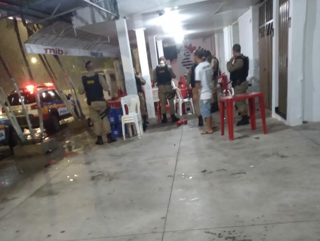 Quem foi assistir ao jogo se surpreendeu com a ação dos criminosos